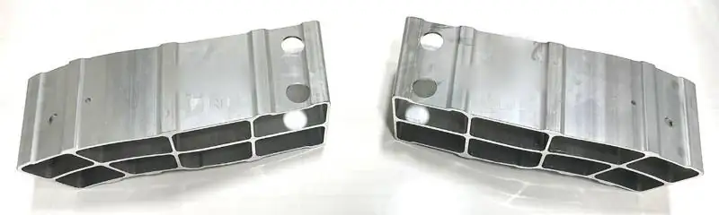 Crush boxes, Multi-cell aluminum extrusion