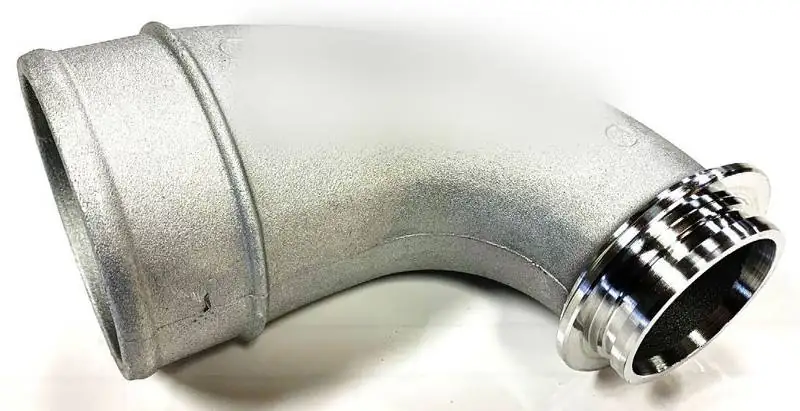 Intake elbow, Aluminum, machined