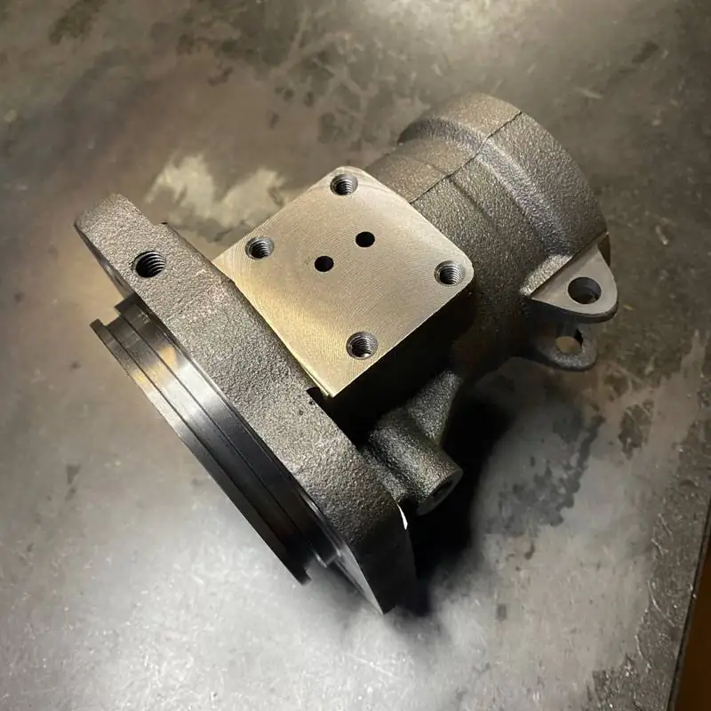 Valve body, Ductile iron, machined