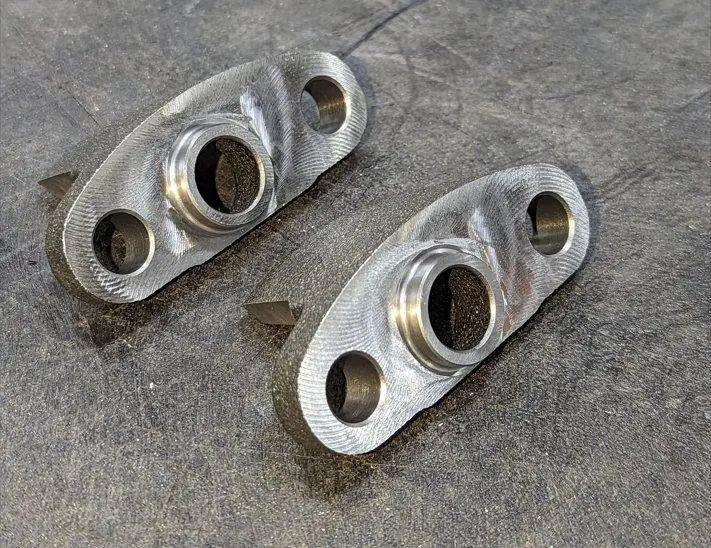 Exhaust flanges, Ductile iron, machined